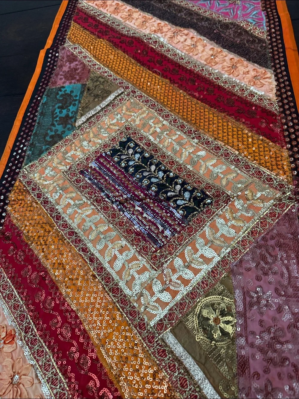 N/A vibrant embroidered